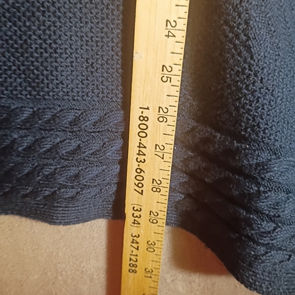 J. Jill Textured Knit Navy Blue Dolman Sweater Women’s Size 4x - Picture 4 of 7